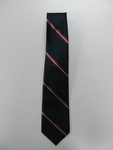 Hand Tie-Navy w/ Red Stripe
