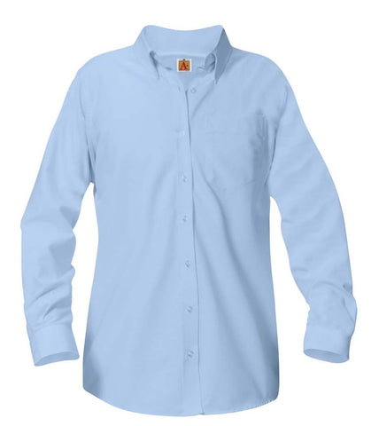 Girls Oxford L/S : Women Size XS - 2XL